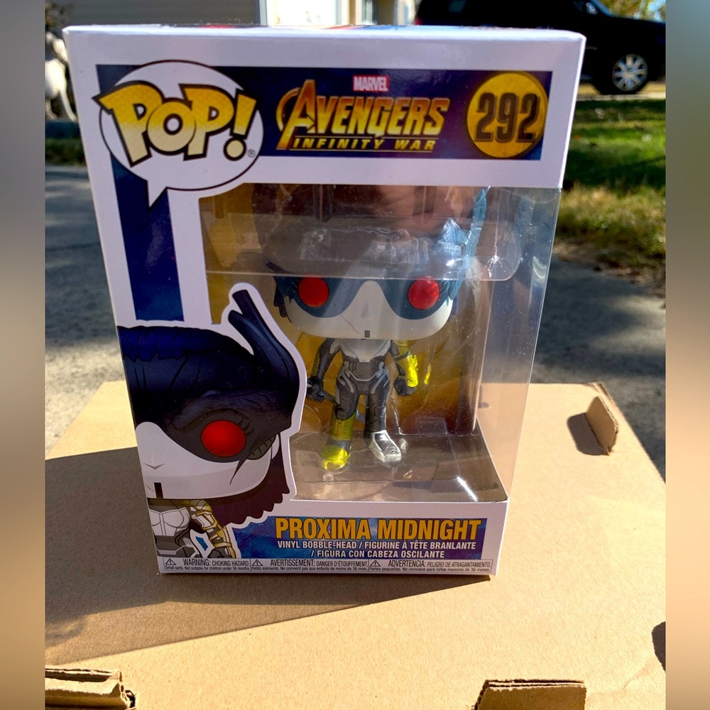 Vaulted New in Box 2017 Avengers Infinity War Marvel Proxima Midnight Funko Pop